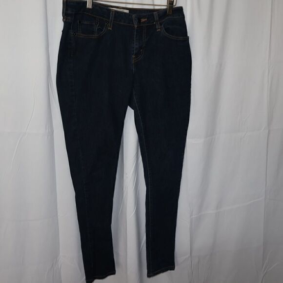 Levi's 535 Five Pocket Jean, Size 13M, Dark Wash, Short Rise, Skinny Leg - Picture 9 of 11